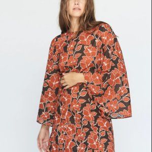 RARE ACACIA MANU DRESS IN BLACK SILK Size MEDIUM